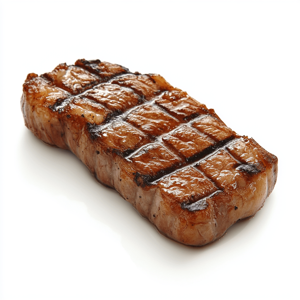 Exotic cultivated crocodile meat with distinctive taste